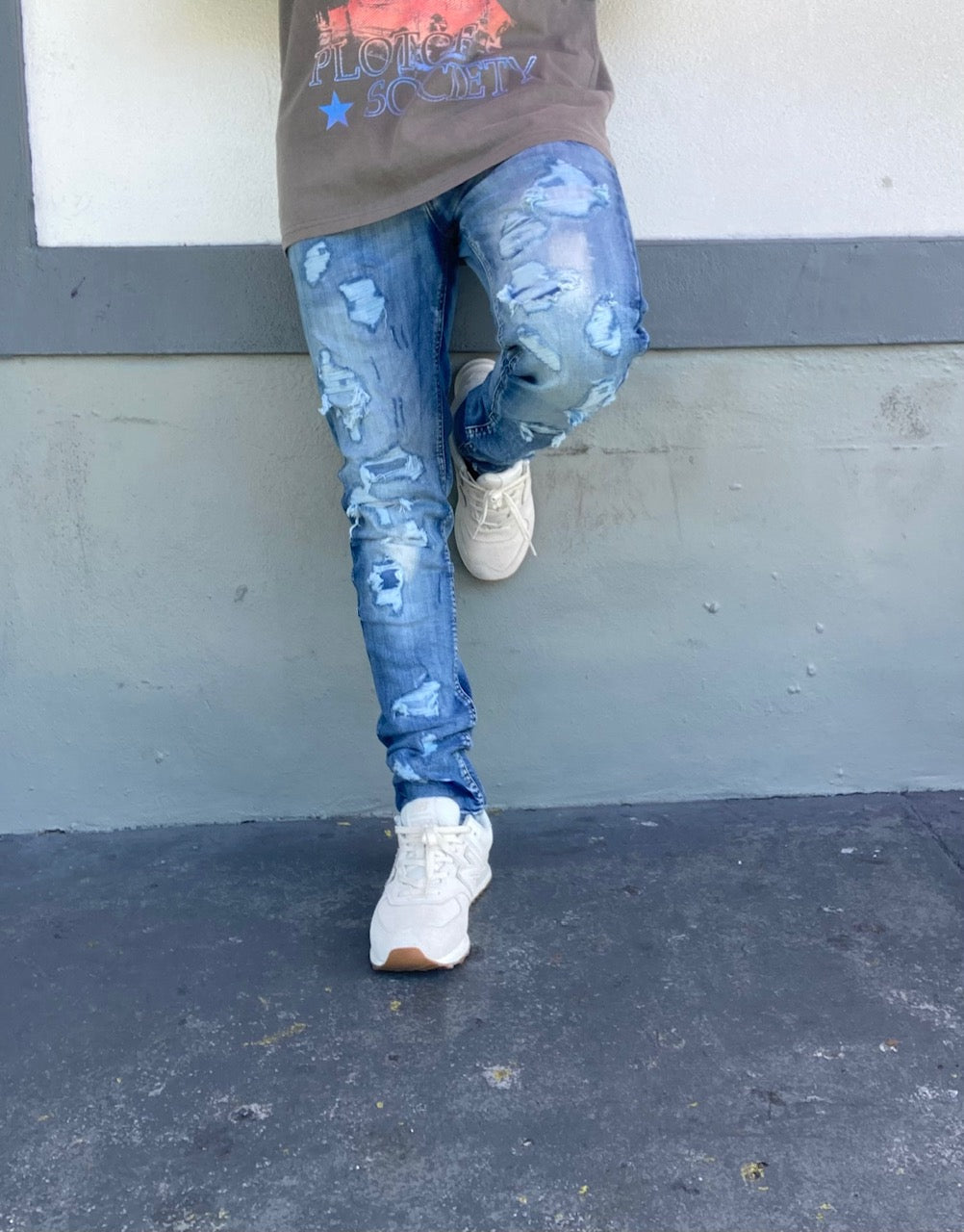 Distressed & Destroyed Skinny Jeans