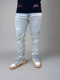 Flame Light Blue Skinny Jeans