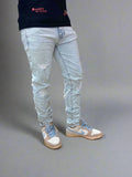 Flame Light Blue Skinny Jeans