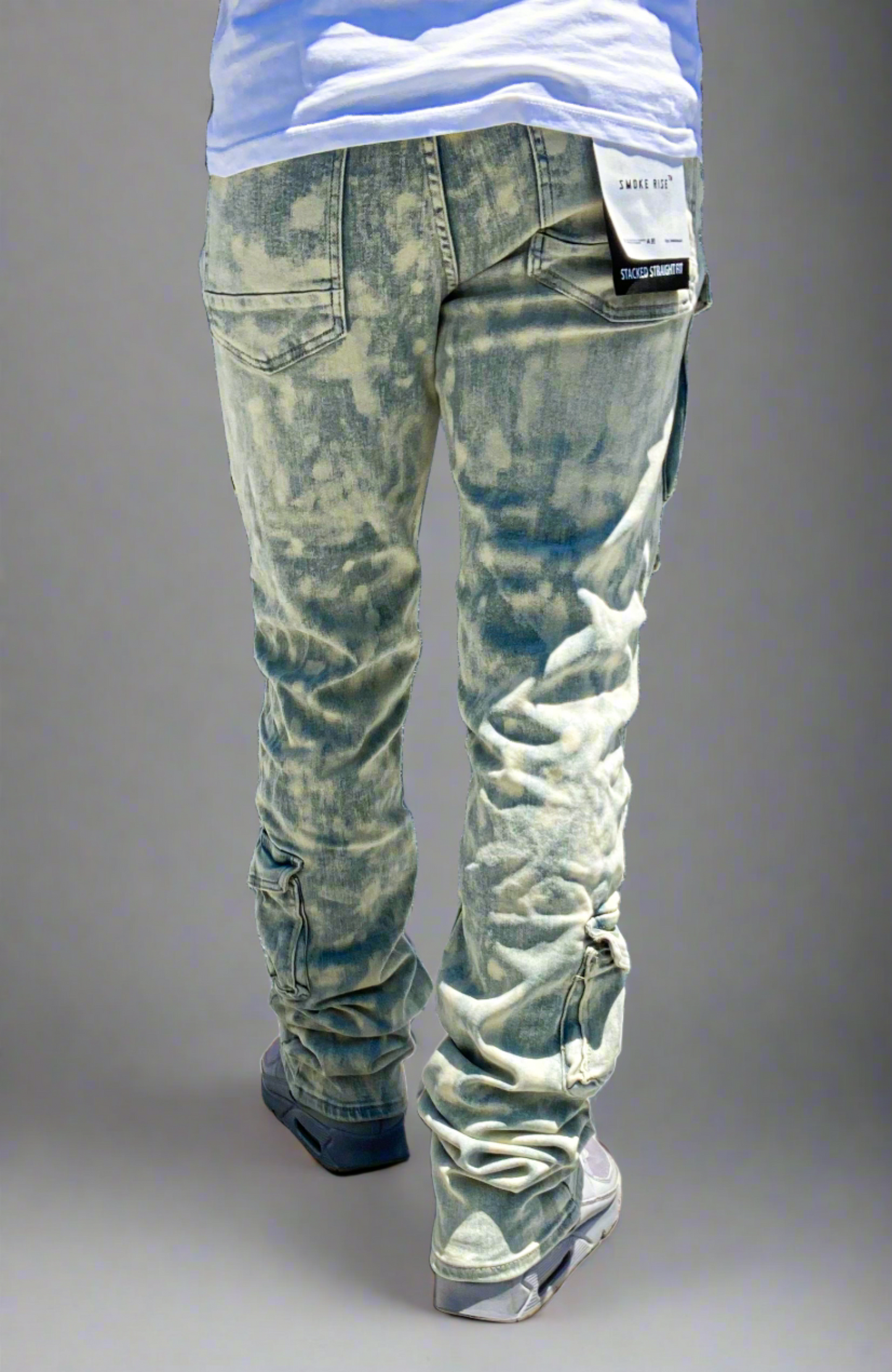 Seafoam Stacked Jeans