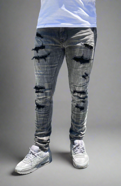 Pluto Grey Skinny Jeans