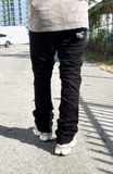 Flared Jet Black Jeans