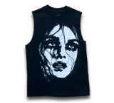 Stages of emotion Sleeveless Tee (Black)