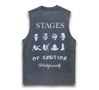 Stages Of Emotion Sleeveless Tee (Grey)