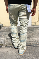 Vintage Cut Creme Flare Jeans