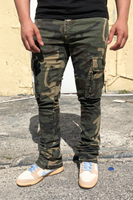 Military Camo Flare Jeans