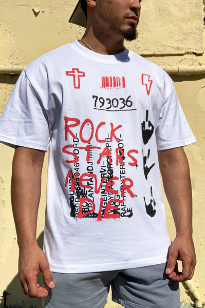 Rockstars Never Die Oversized Tee