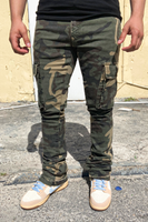 Military Camo Flare Jeans